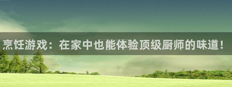 优贝娱乐4招商：烹饪游戏：在家中也能体验顶级厨师的味道！